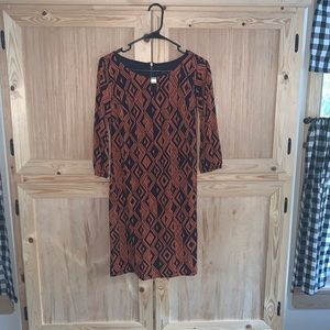 Enfocus Studio modest printed dress size 4